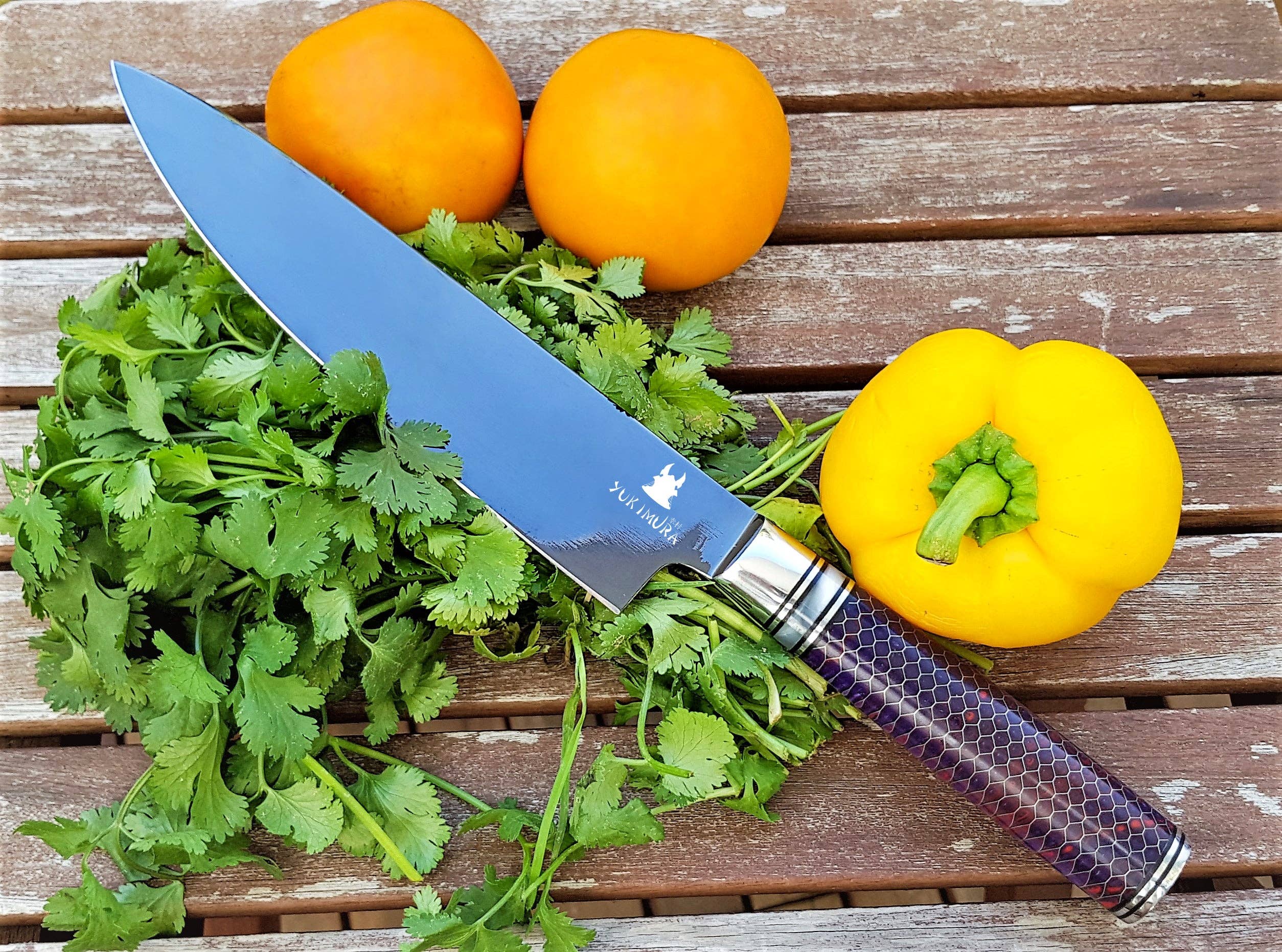 STERNSTEIGER - Vente Couteau de cuisine/multi-usage - Couteau de chef Yukimura avec revêtement en titane2