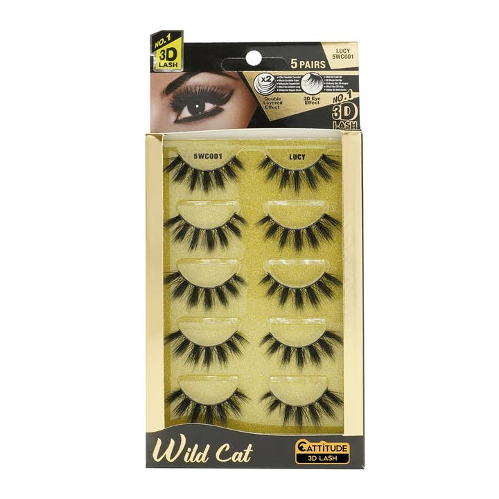 Wild Cat Lashes - 5 Pack for wholesale by EBIN NEW YORK