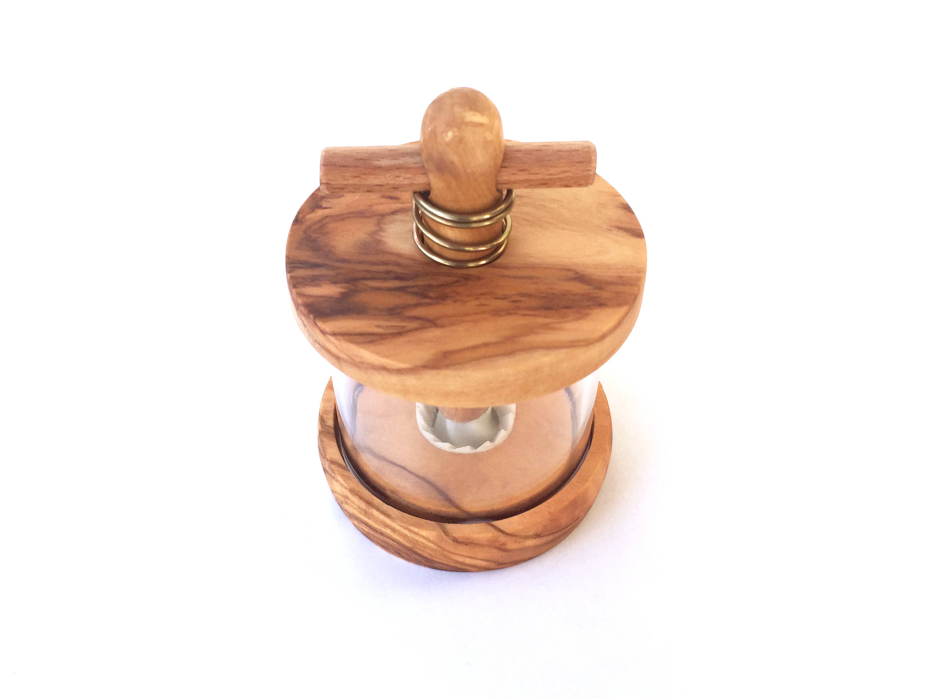 medina mood - Wholesale Kruidenmolen - Kruidenmolen van olijfhout, transparant, Ø 7 cm1