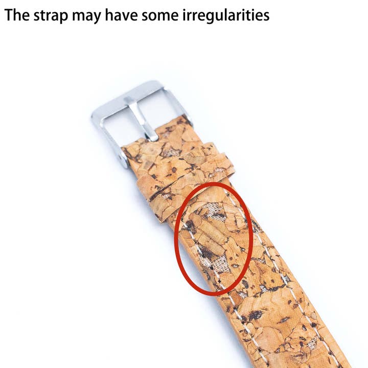 Meninas Bonitas Cork - Venta al por mayor Reloj de pulsera - Mujer - Reloj de corcho natural WA-392 *no incluye caja