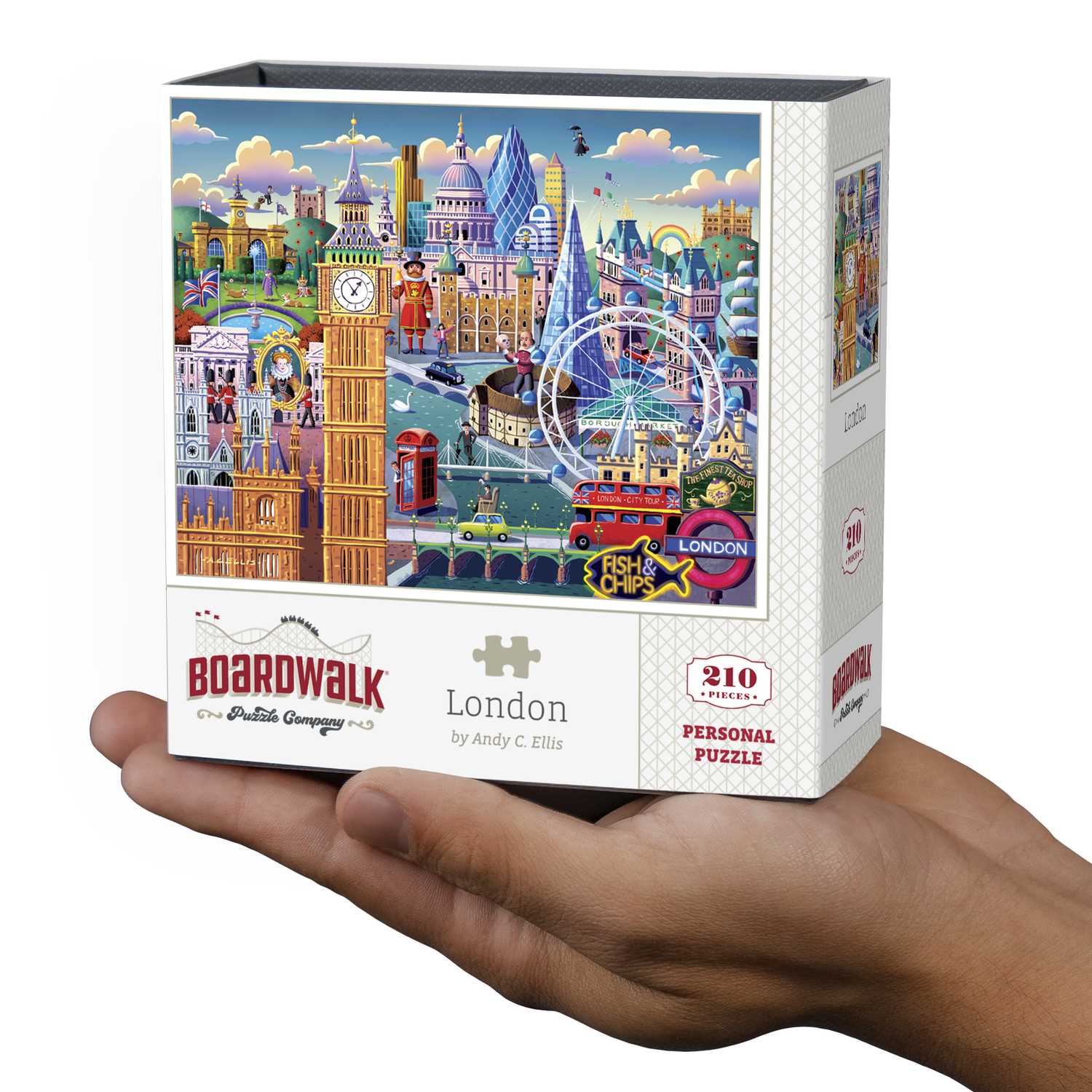 Boardwalk Puzzle Company - Wholesale Puzzle - Adult - London - Personal Puzzle - 210 Piece0