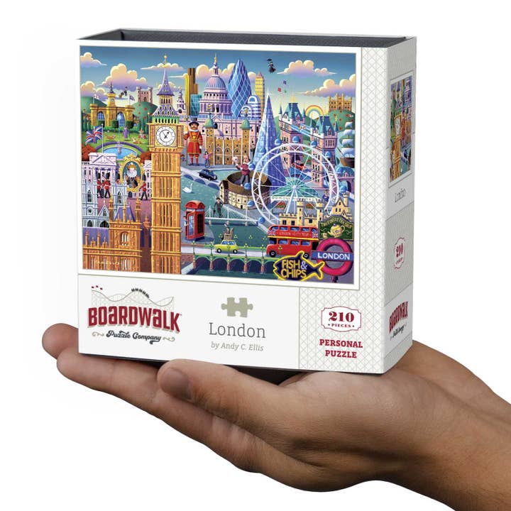Boardwalk Puzzle Company - Wholesale Puzzle - Adult - London - Personal Puzzle - 210 Piece