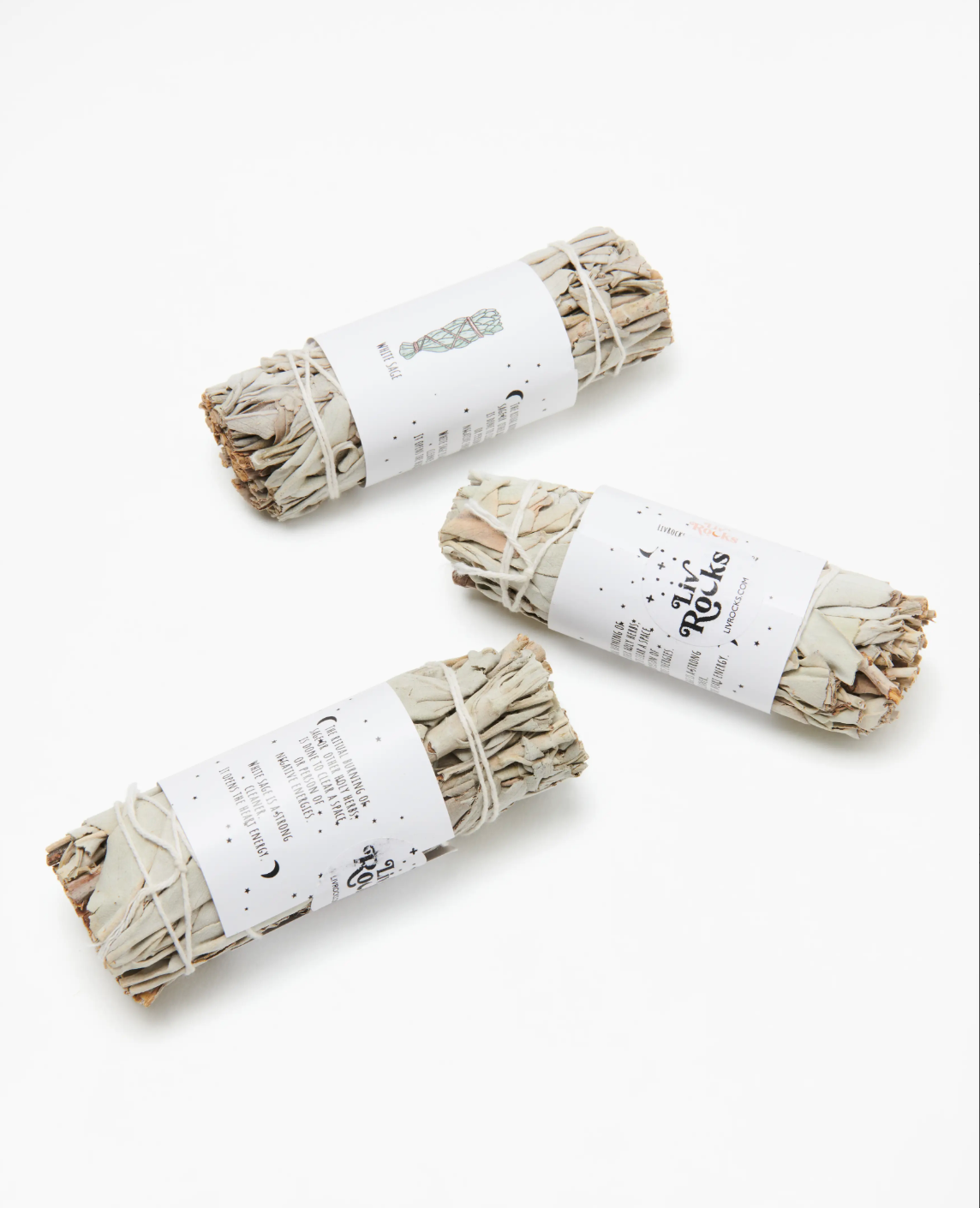Liv Rocks - Wholesale Sage bundle - California White Sage Smudge Bundle Sticks1