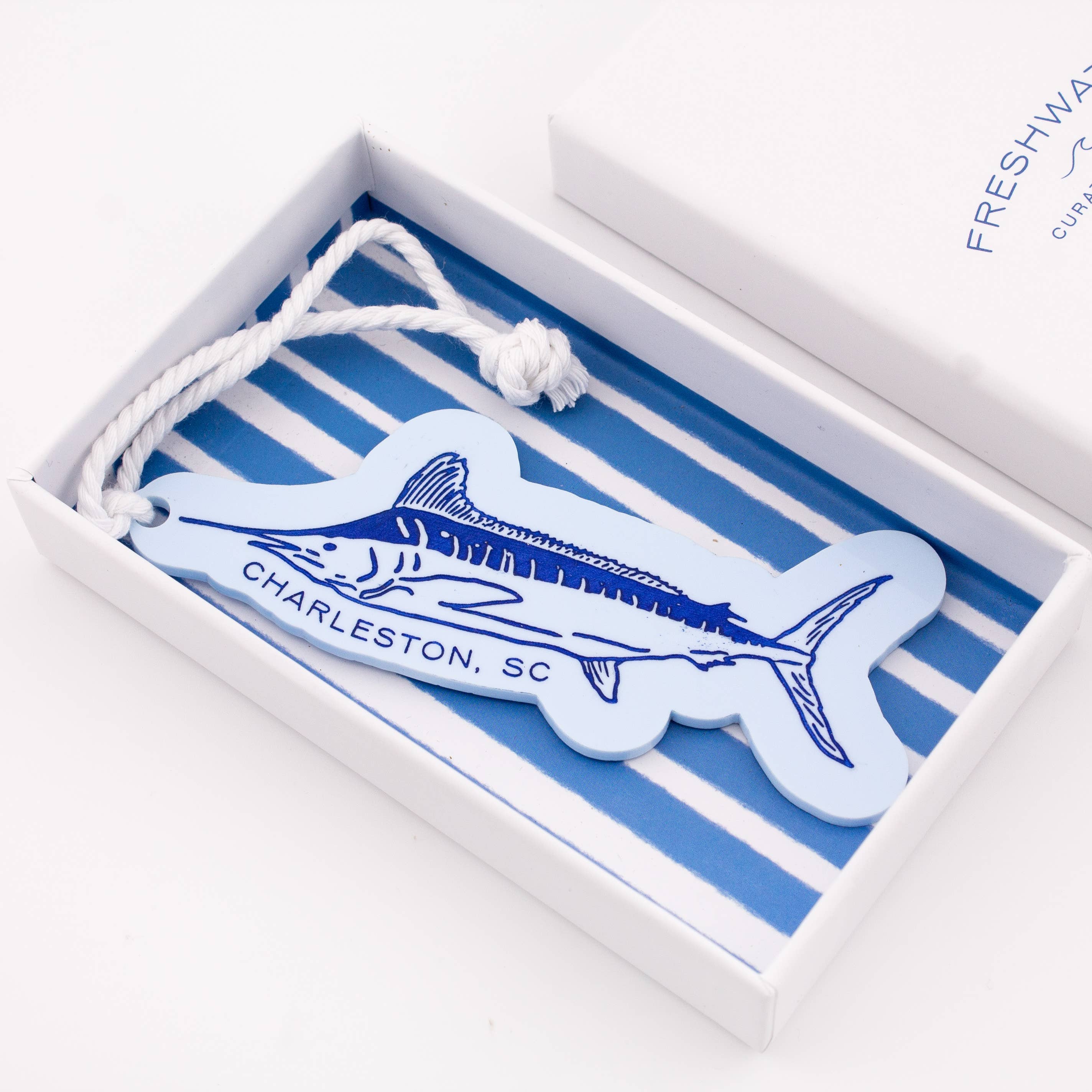 Freshwater Curated Goods – Großhandel Verzierung – Personalisieren Sie Ihr City Salzwasser-Fisch-Ornament1