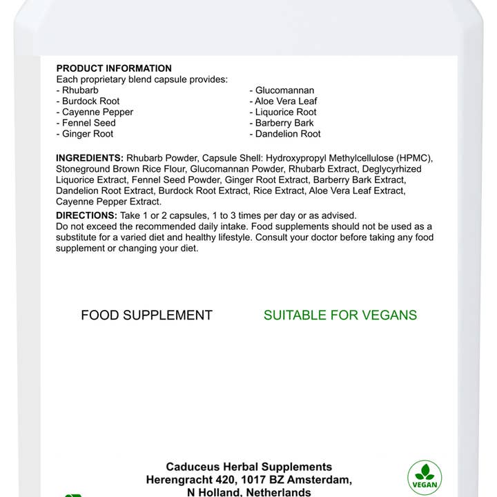 CADUCEUS kruidenapotheek - Wholesale Oral Supplement/Vitamin - Colon-Health 2 capsules 100 capsules5