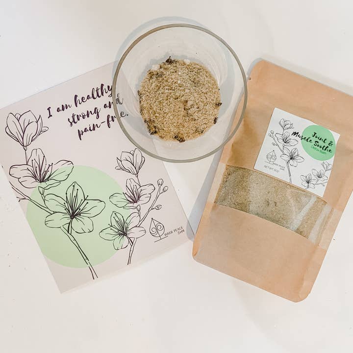 Bain détox apaisant pour les articulations et les muscles pour la vente par Be Still Botanicals