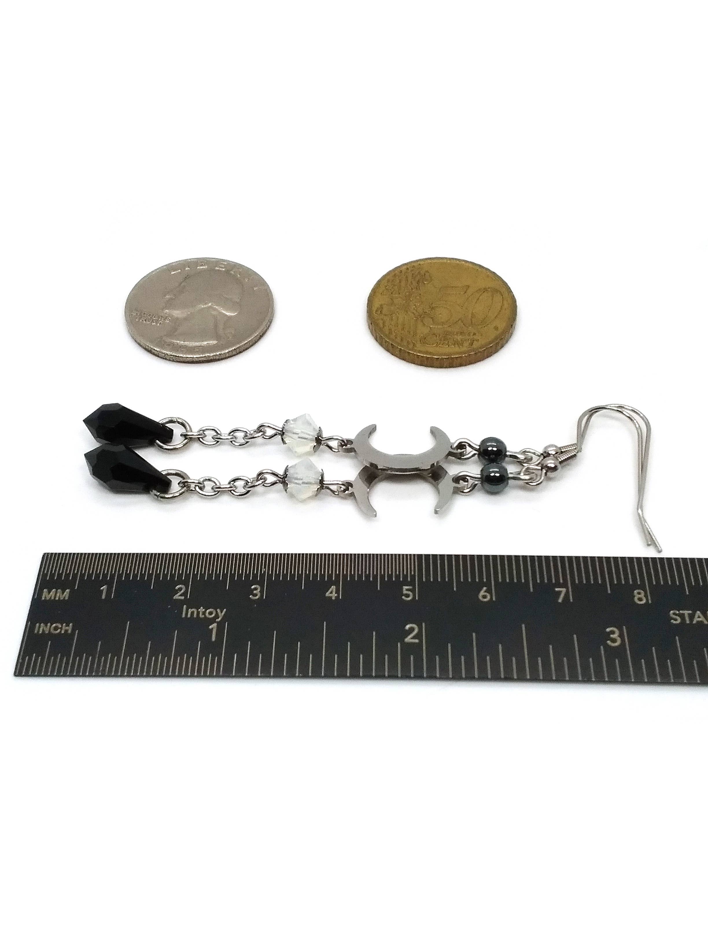 JunkyardBat – Großhandel Ohrhänger – Halbmond-Ohrringe3