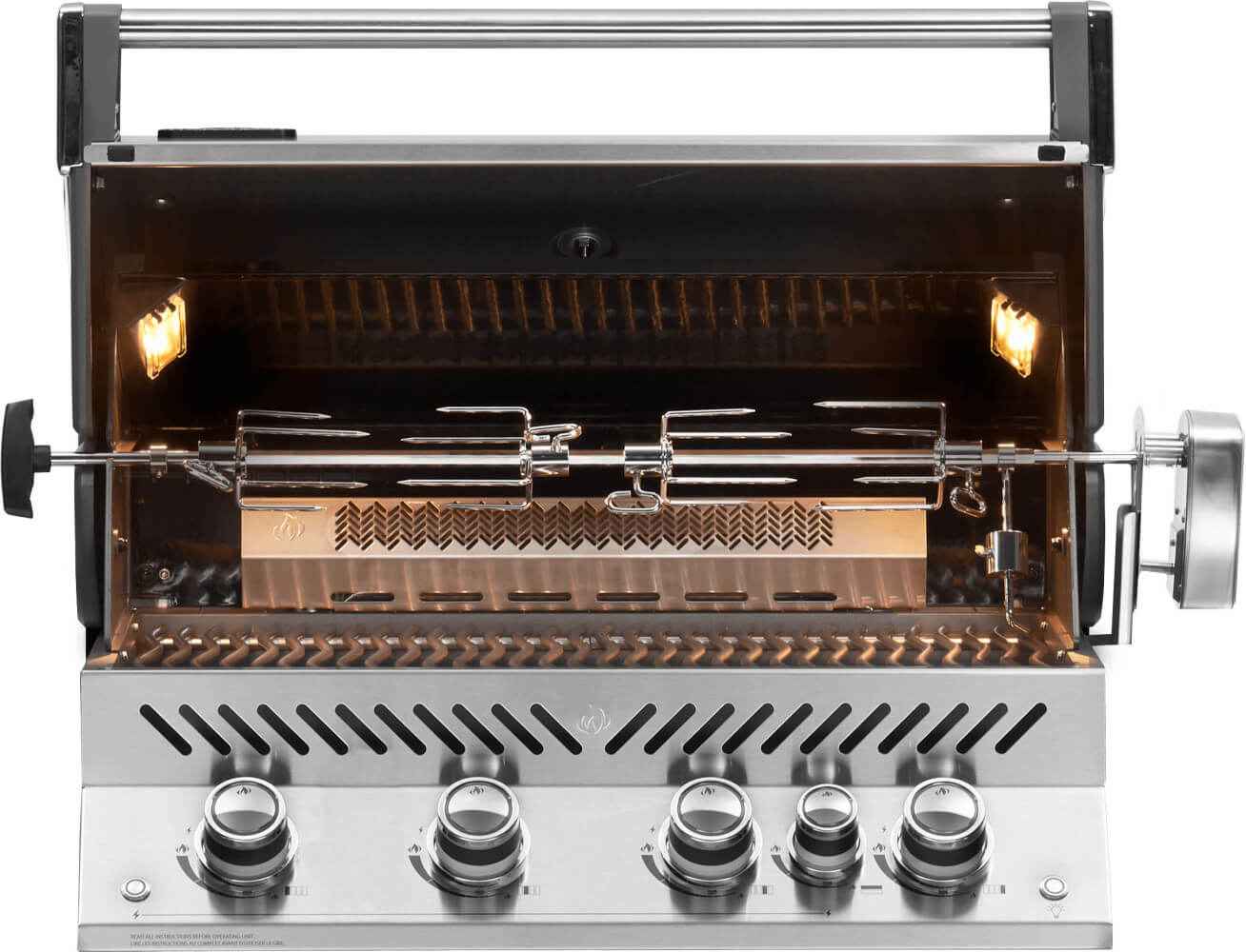 Patio Elegance - Wholesale Outdoor Grill Tools - Patio Elegance Built-in Gas Grill Prestige PRO 500 with Infrared Rear Burner3