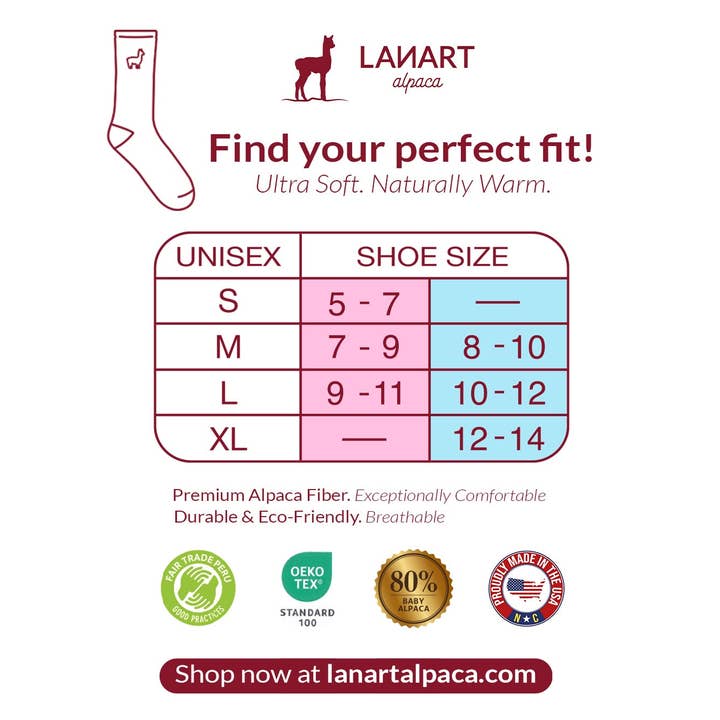 Lanart Alpaca - Wholesale Socks - Unisex - Everest Outdoor Alpaca Socks Charcoal5