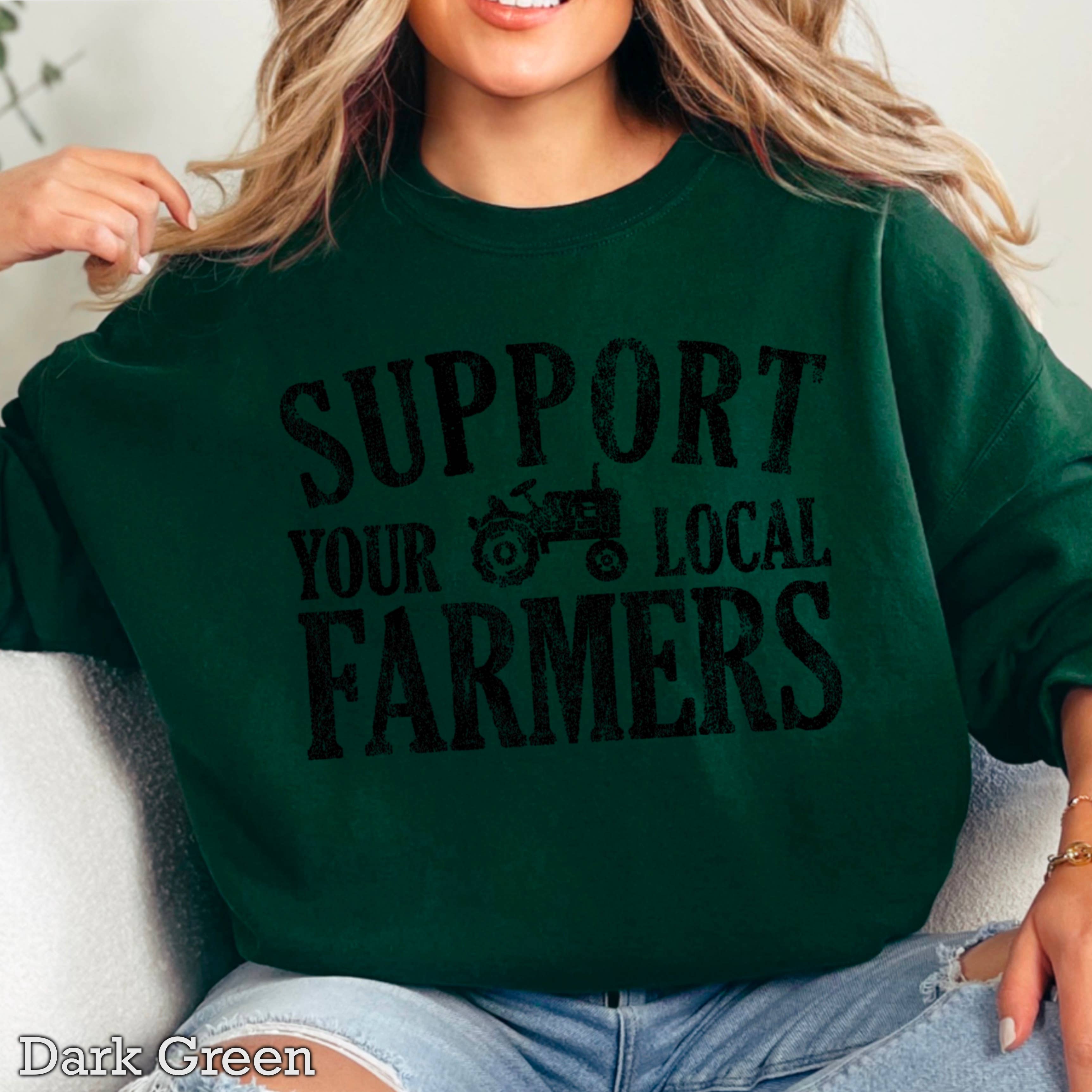 Shoppe SHC - Wholesale Graphic Sweatshirt - Women's - Support Your Local Farmers Women’s  Graphic Sweatshirt9