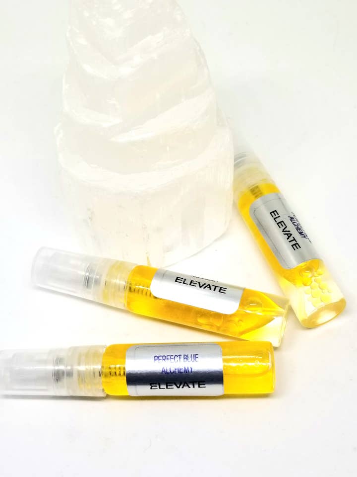 Spray campione profumo Elevate per la vendita all'ingrosso da parte di Perfect Blue Alchemy