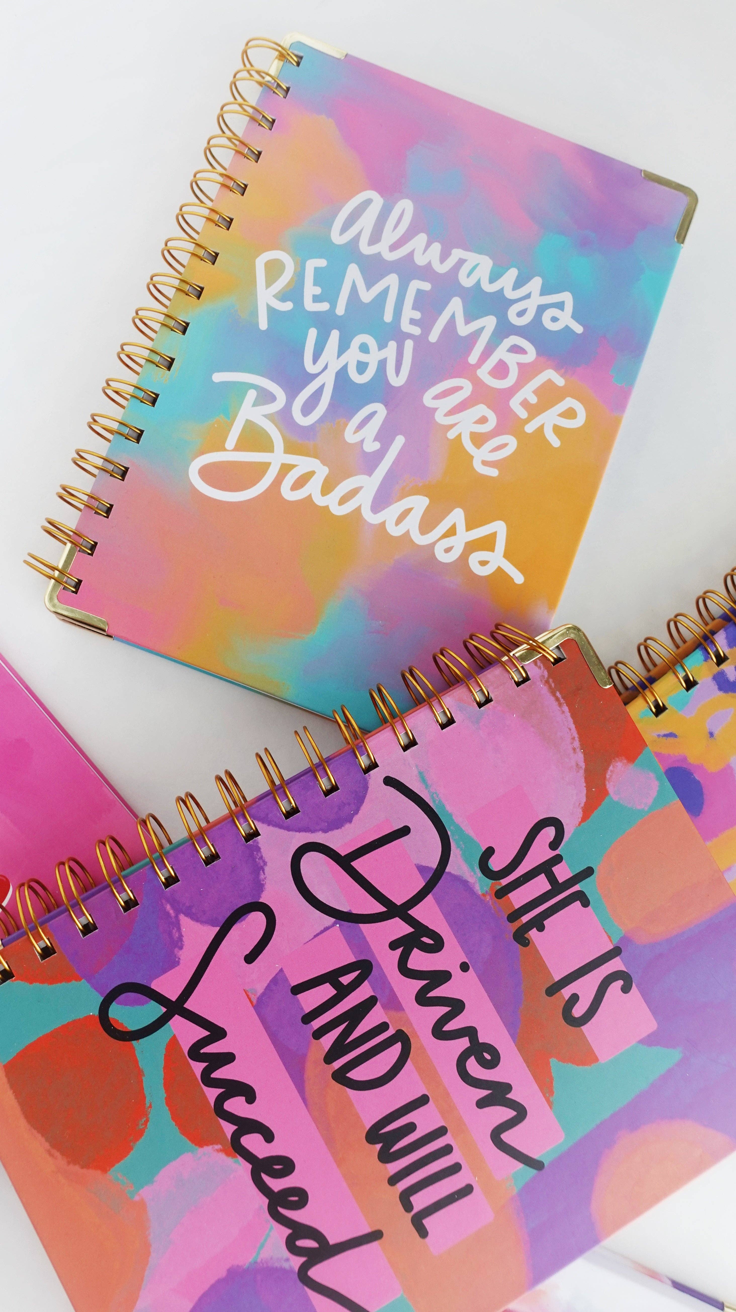 Pretty Peacock Paperie - Women's Empowerment - Wholesale Journal/Diary - She is Driven and Will Succeed Hardcover Spiral Journal6