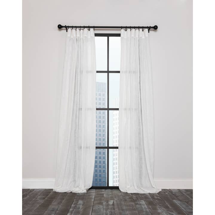 ROD POCKET CURTAIN 54 by 84-Inch, Beige Single Panel for wholesale by Xia Home Fashions & Manor Luxe