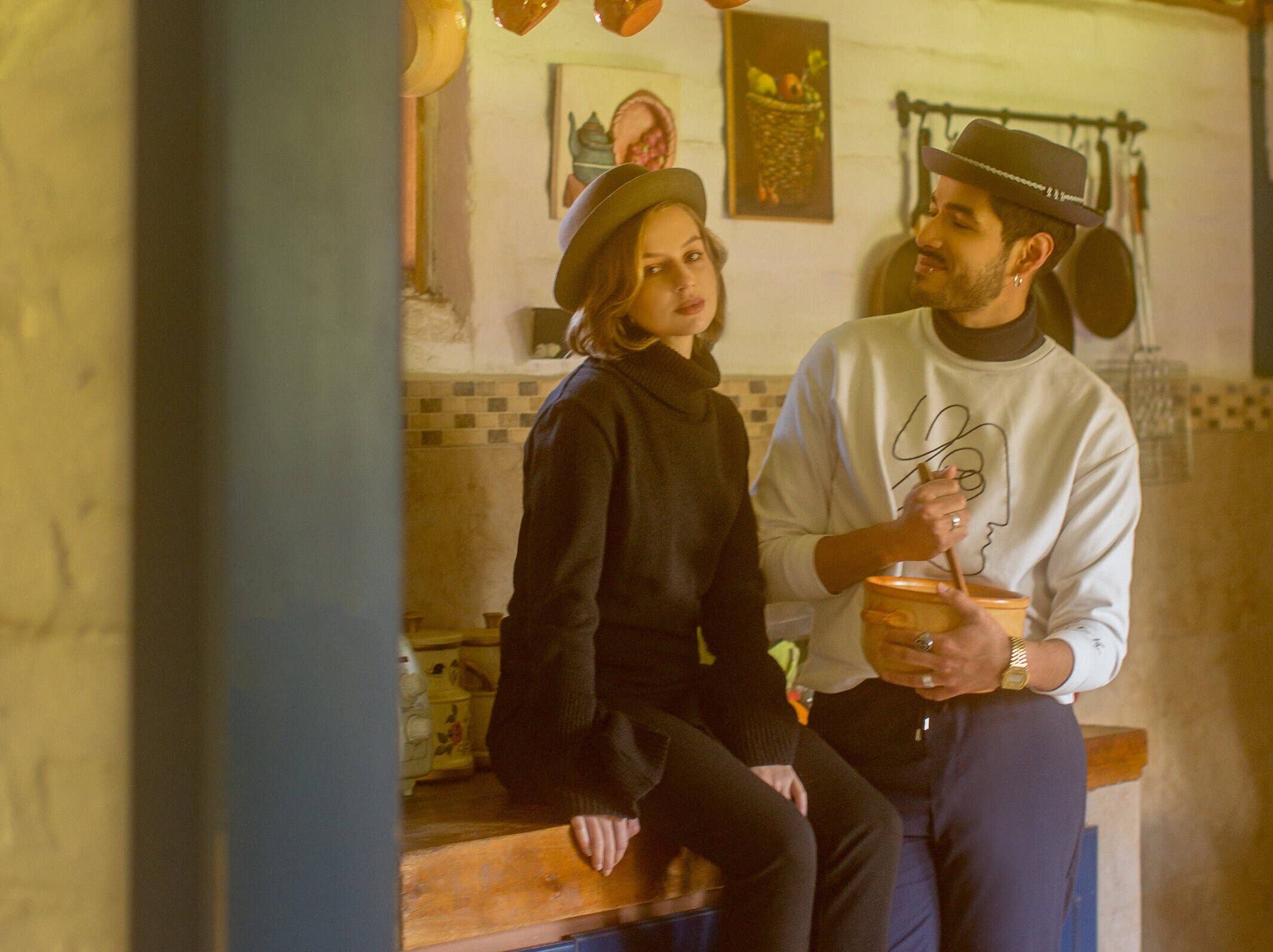 Elegancia Tropical Genuine Panama Hats - Wholesale Fedora - Unisex - Santa Fe Olive Green Urban Felt Hat - Unisex3