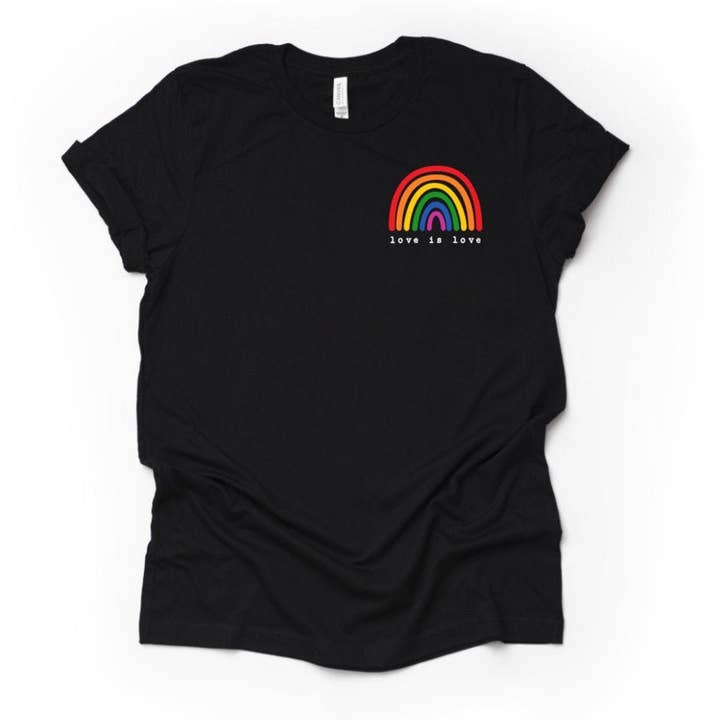 Love Is Love Rainbow T-shirt for wholesale by VibeClothing