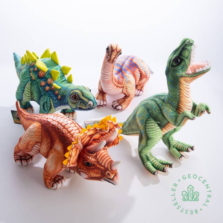 GeoCentral – wholesale Stuffed/plush toy – Kids & baby – Plush Dinosaurs (Santa Hats not Included!)1