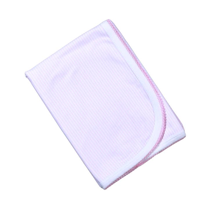 MANTA DE PIMA CON RAYAS ROSAS para venta al por mayor de Hug Me First