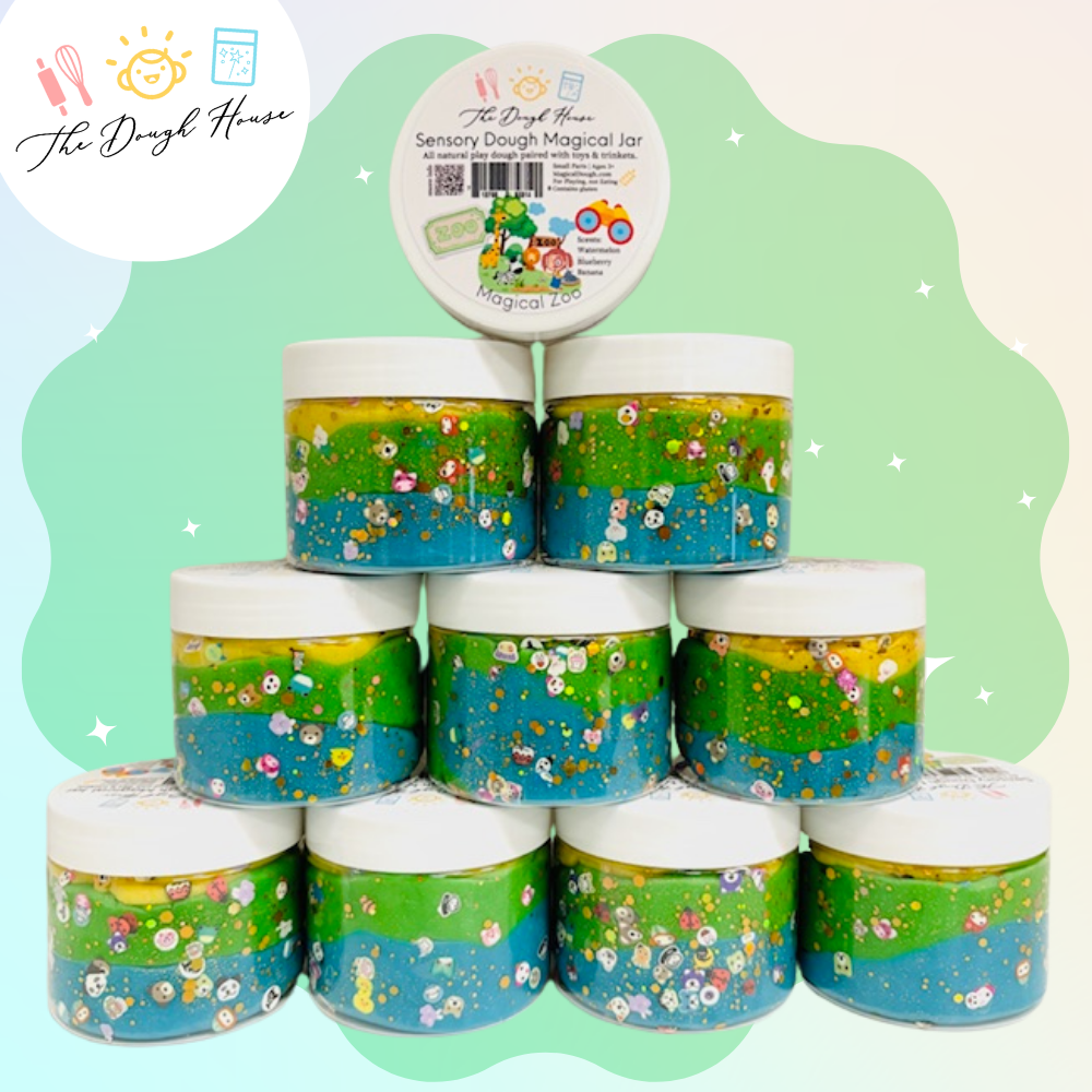 The Dough House - Wholesale Putty/Slime - Kids - Fun Size Zoo Magical Jars3