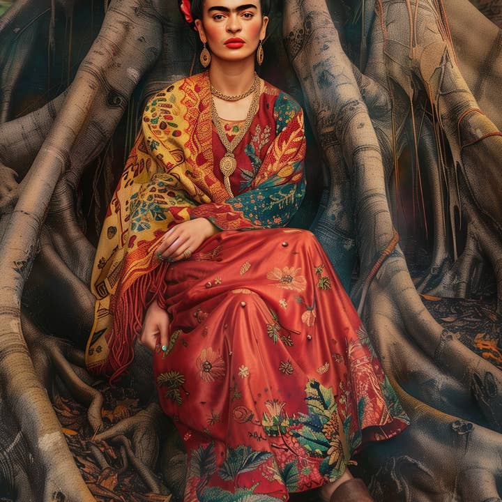 Fripperies - Wholesale Postcard - Frida Kahlo: Roots | Map | Fripperies