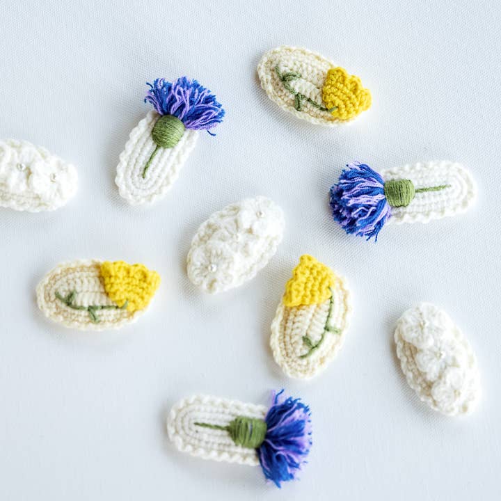 Pinza de pelo floral para venta al por mayor de Hemsin Atelier