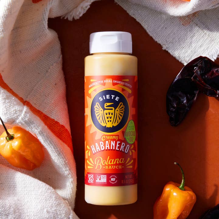Siete Foods - Wholesale Hot Sauce - Habanero Botana Sauce 16pk
