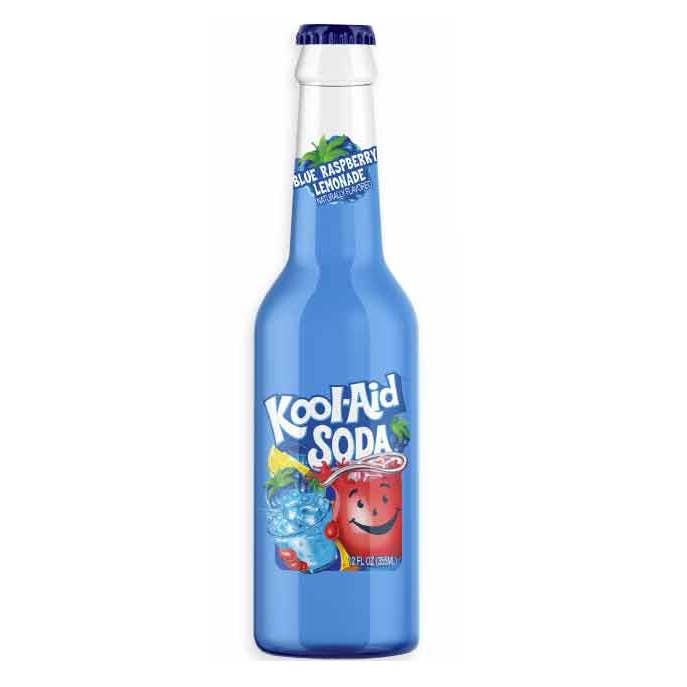 Kool Aid Blue Raspberry Soda 12/12 Oz  for wholesale by L&F Universal Goods