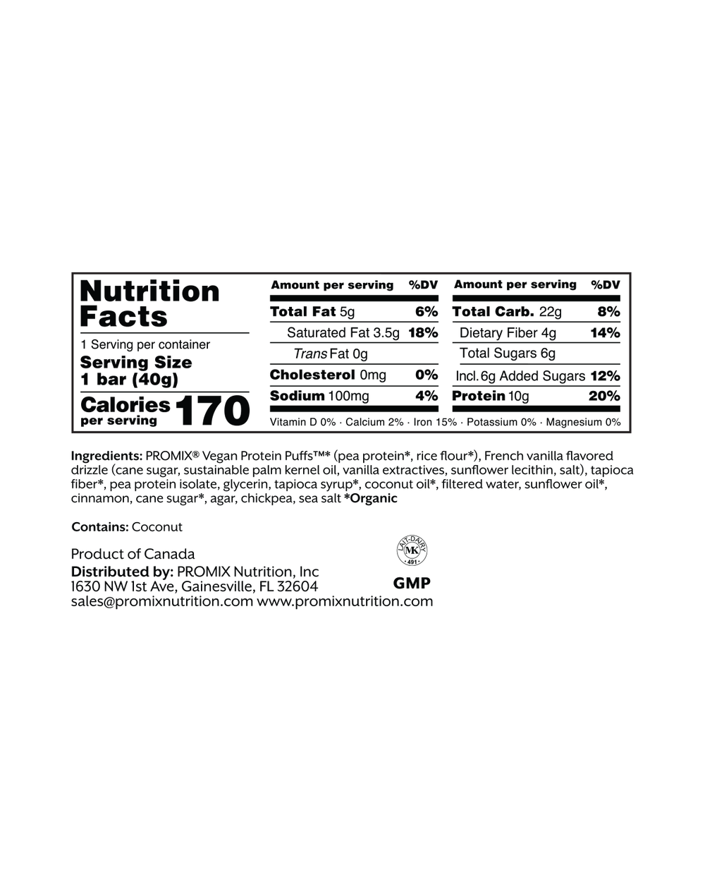 Promix - Wholesale Snack Bar - Vegan Cereal Bars7