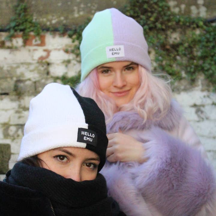 HELLO EMU - Wholesale Beanie - Women's - Half and Half Beanie