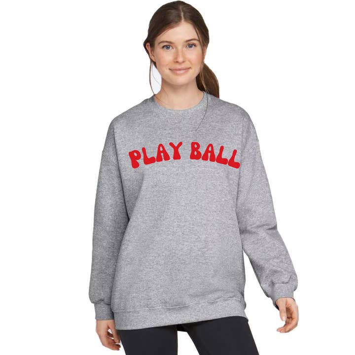 Play Ball St. Louis Sweatshirt for wholesale by Farmtown Printing Company