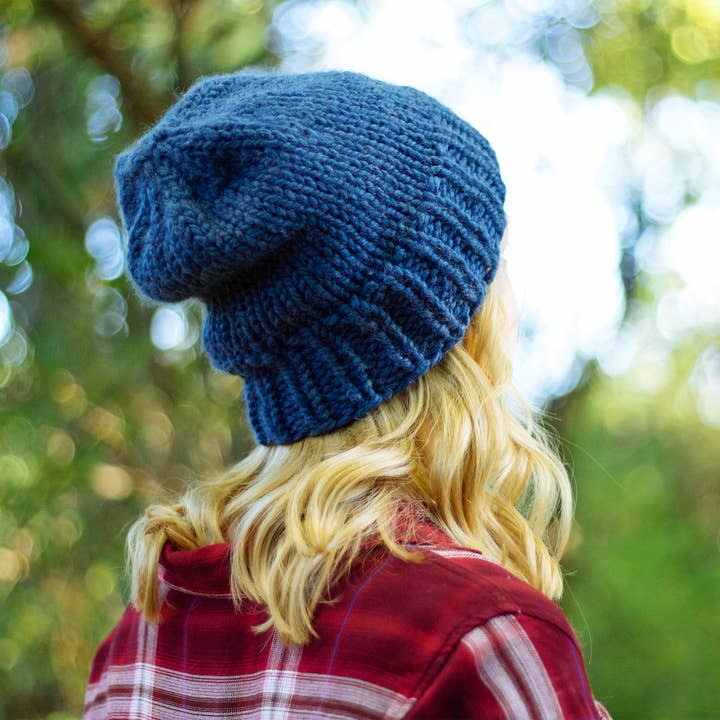 The Milo Beanie for wholesale by Wo-He-Lo Knitwear