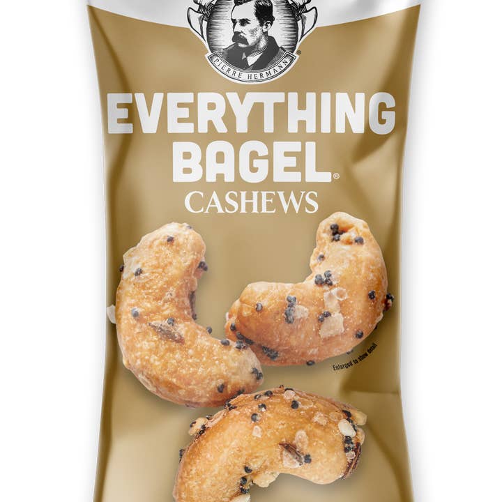 Pear's Snacks - Wholesale Nuts - Everything Bagel® Cashews Caddy (1.5 oz x 14)1