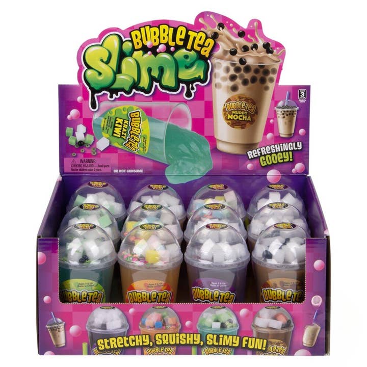 PR GROUPS LLC - Wholesale Putty/slime – Child - Bubble Tea Slime Slime with Bubble Tea4