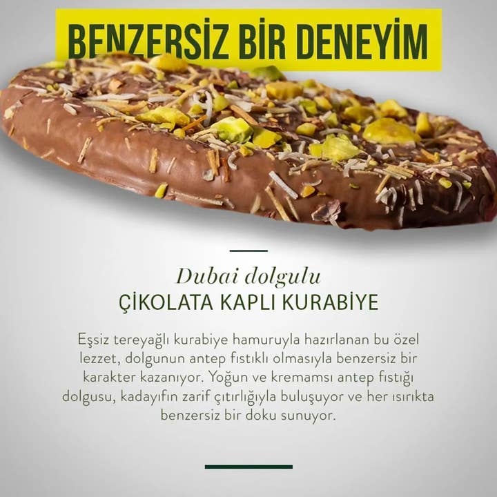 Pistest - Wholesale Cookie - Dubai chocolate cookies 60 g 6