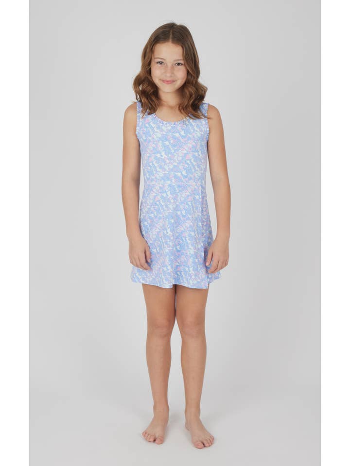 90 Degree by Reflex - Wholesale Athletic Dress - Kids - Girls Ruffle Tennis Dress with Inner Short