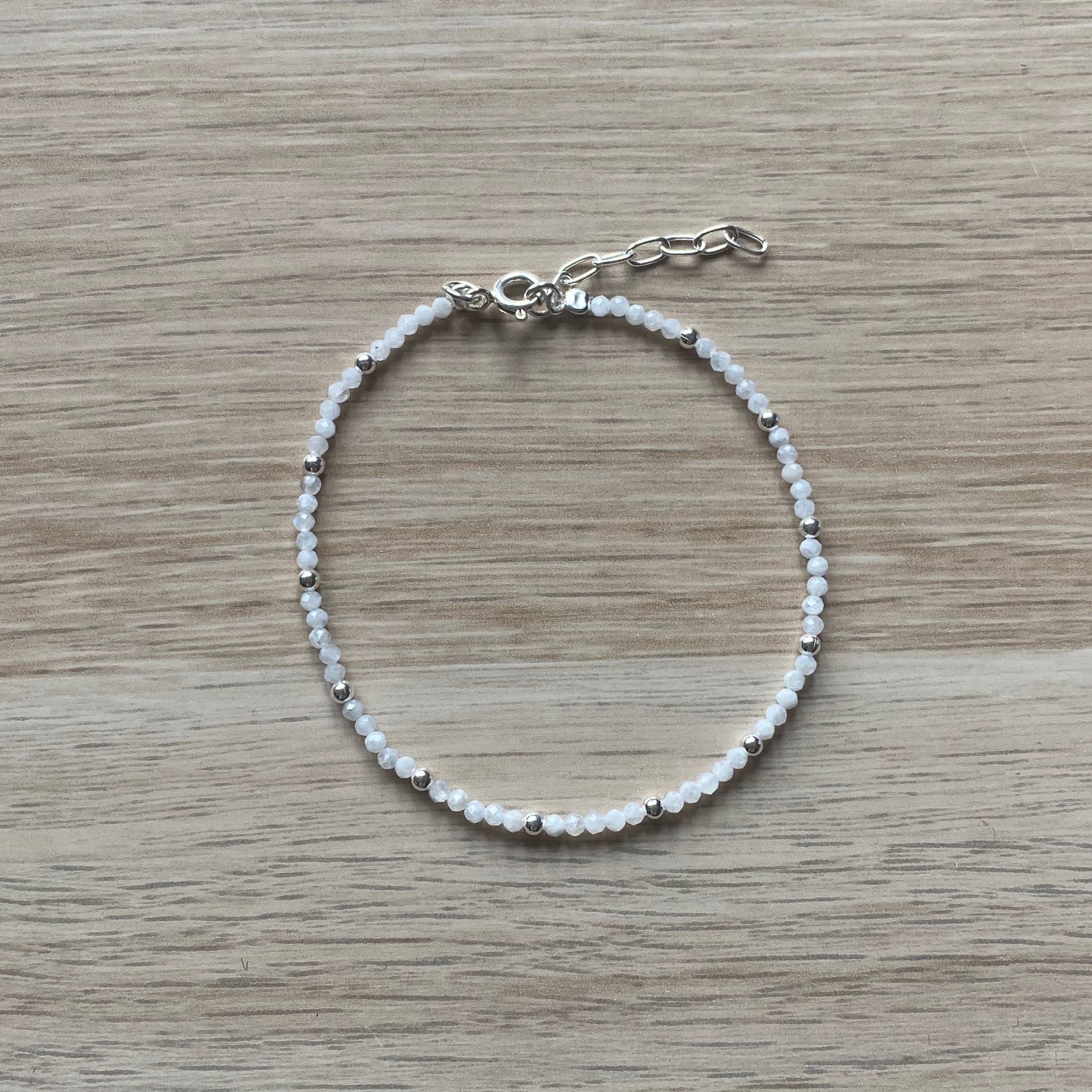 Estelle Silver - Wholesale Armband met kralen - Armband Ava met maansteen1