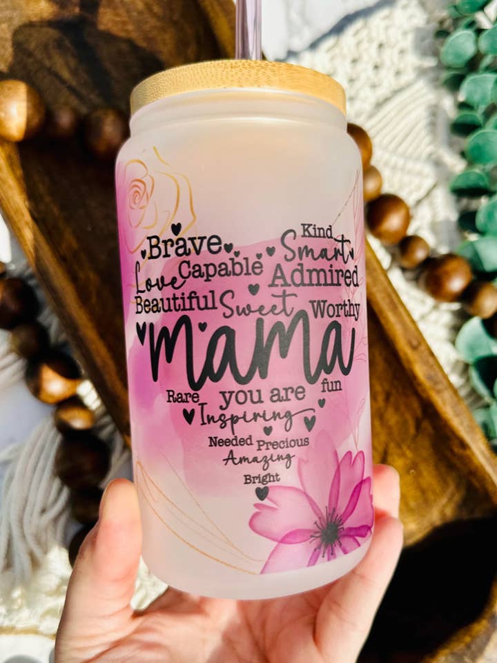 MAMA sublimering öl kan glas 16oz för wholesale av Bonita Bella Creations