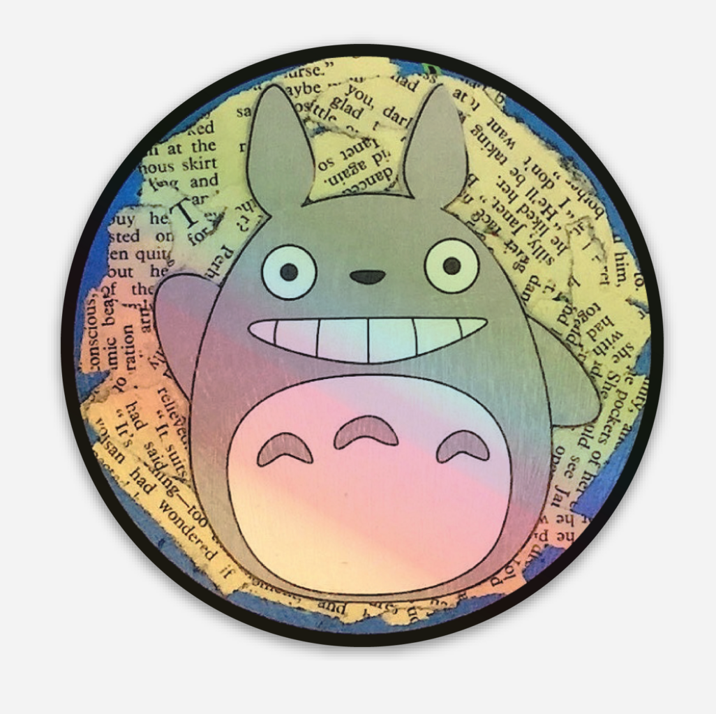 Liminal Moon Art Club - Wholesale Sticker - Holo Totoro Sticker0