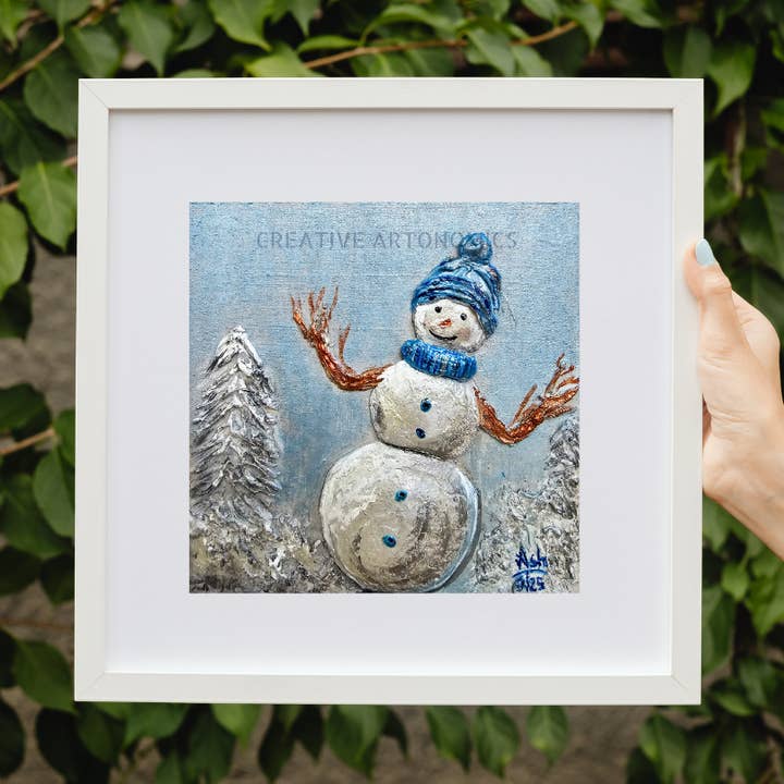 Snowy Joy Art Print for wholesale by Creative Artonomics