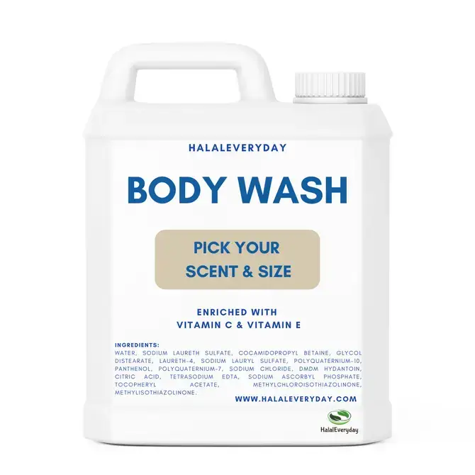 HalalEveryDay - Wholesale Body Wash/Shower Gel - Body Wash Base (Unscented & Scented) 1