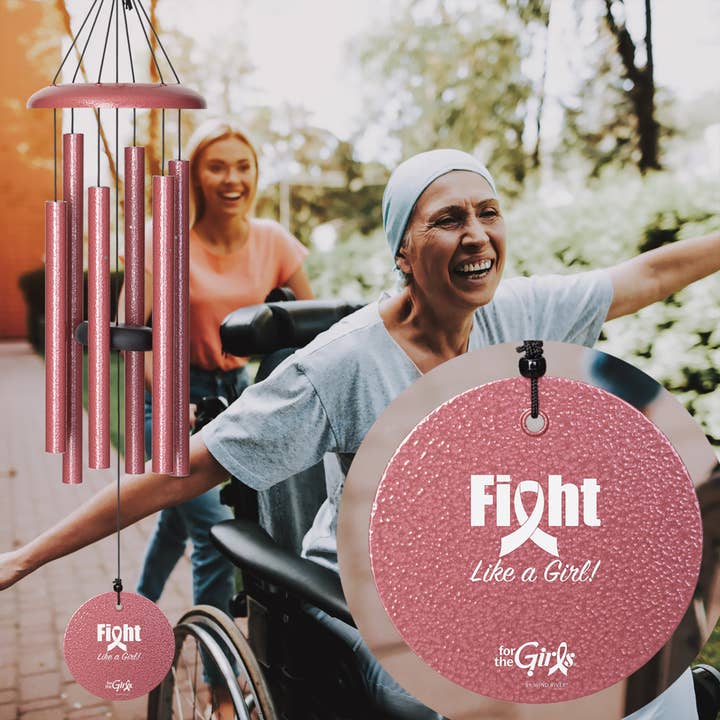 Carillon à vent For the Girls Fight Like a Girl, 27 pouces pour la vente par Wind River