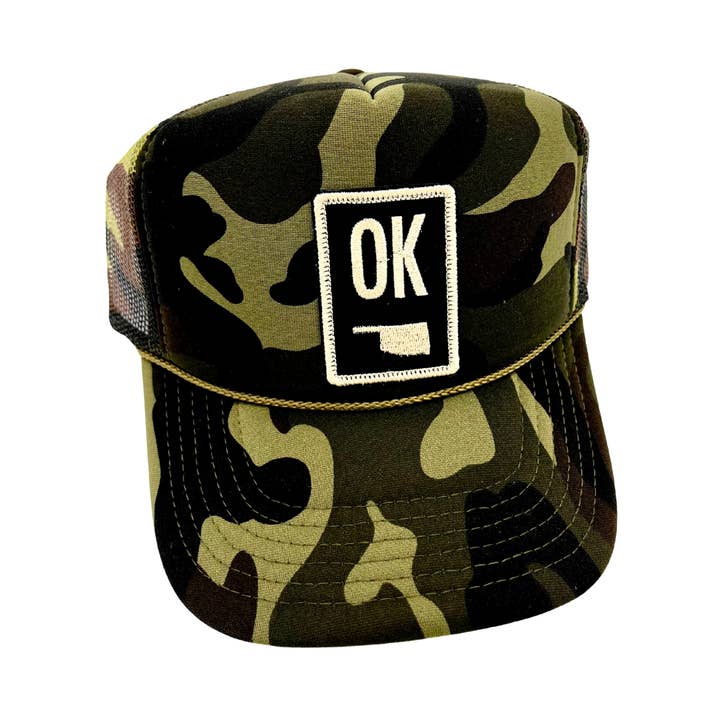 Billie Jane's Trucker Hats - Wholesale Trucker Hat - Women's - State of Oklahoma Embroidered Patch . Trucker Hat6