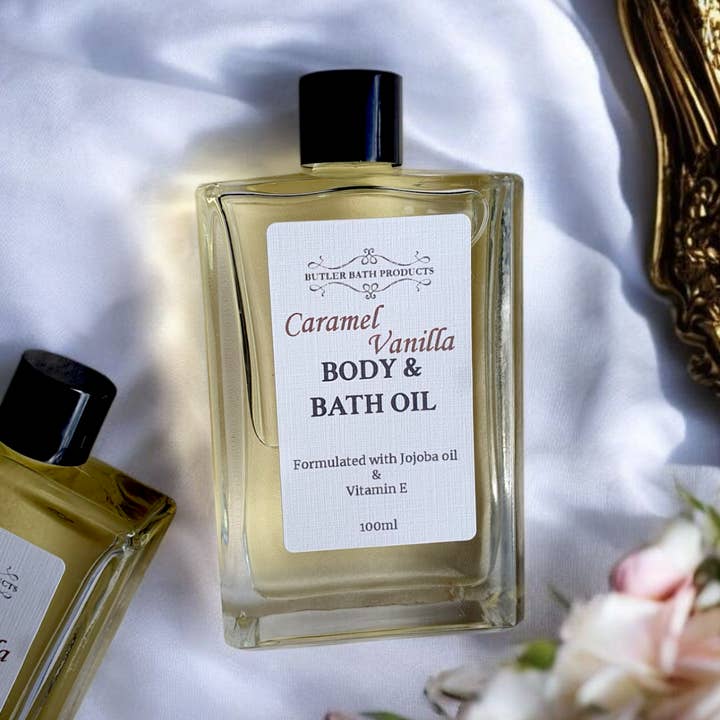 Butler Bath Products - Wholesale Bath/body oil - Caramel Vanilla Body & Bath Oil0