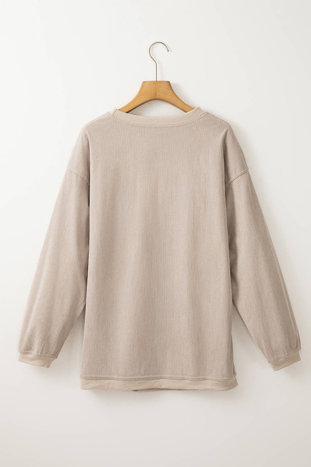 PartyEight - Wholesale Sweatshirt - Women's - Ribbed Corduroy Oversized Sweatshirt2