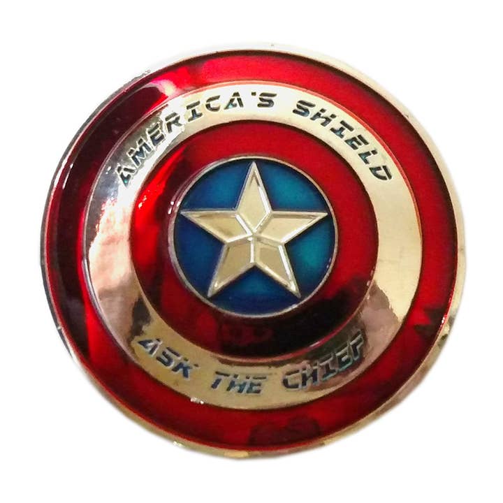 America's Shield USN Navy CFO PRIDE Coin Red Blue Silver for wholesale by Blinkee.com, LLC