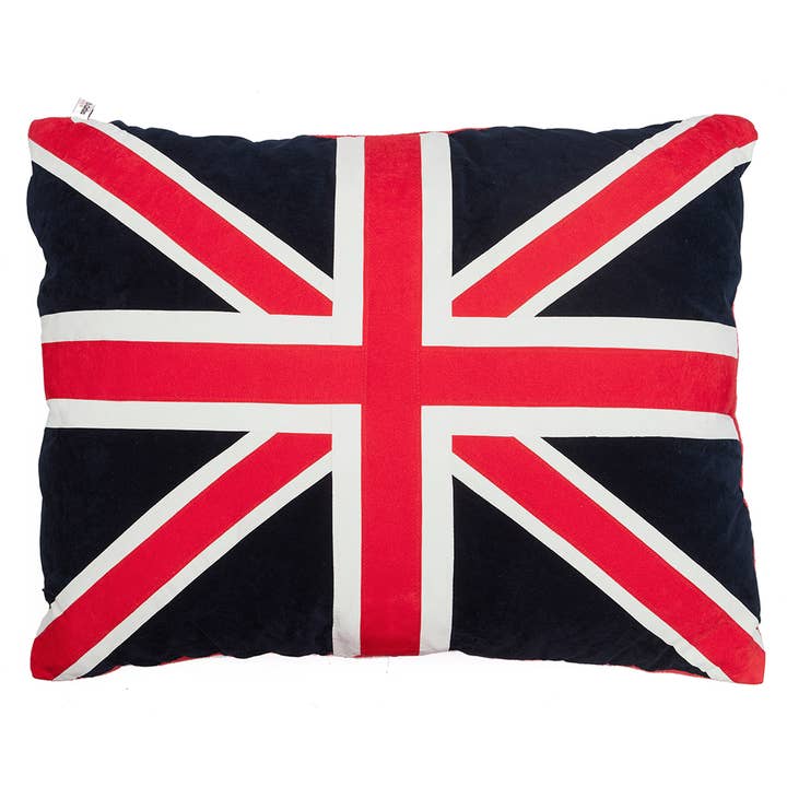Dog Doza Bed – Vintage Union Flag for wholesale by Creature Clothes