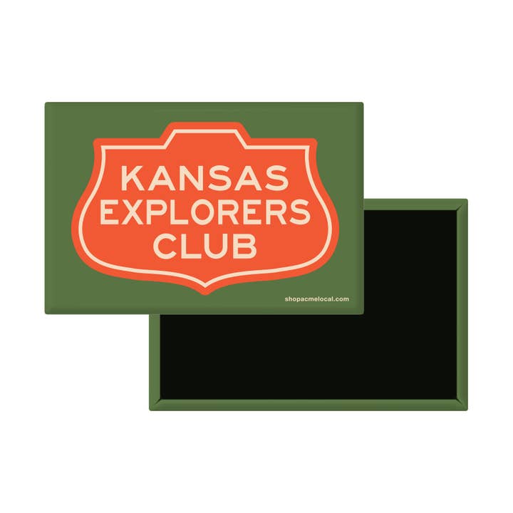 Acme Local - Wholesale Magnet - Explorers Club Badge Customizable Rectangle Magnet1