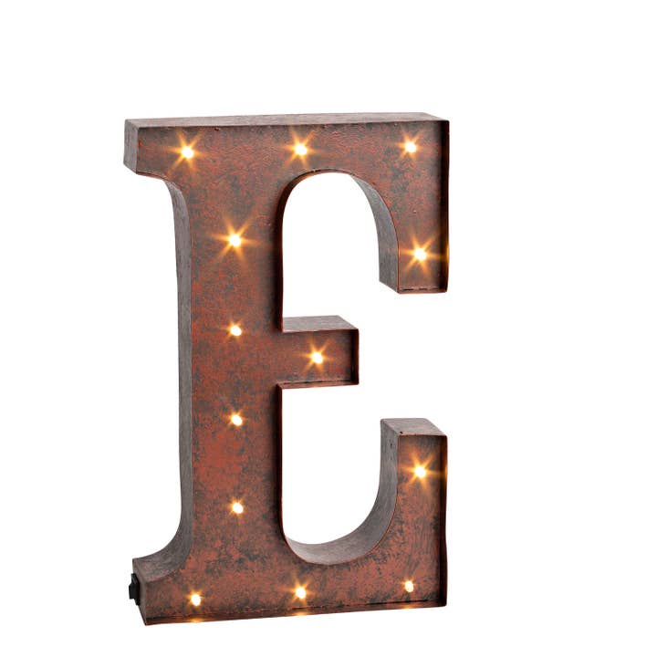 The Gerson Companies - Wholesale Sign - Promo Gerson Company 12inH B/O LED Letter w timer E