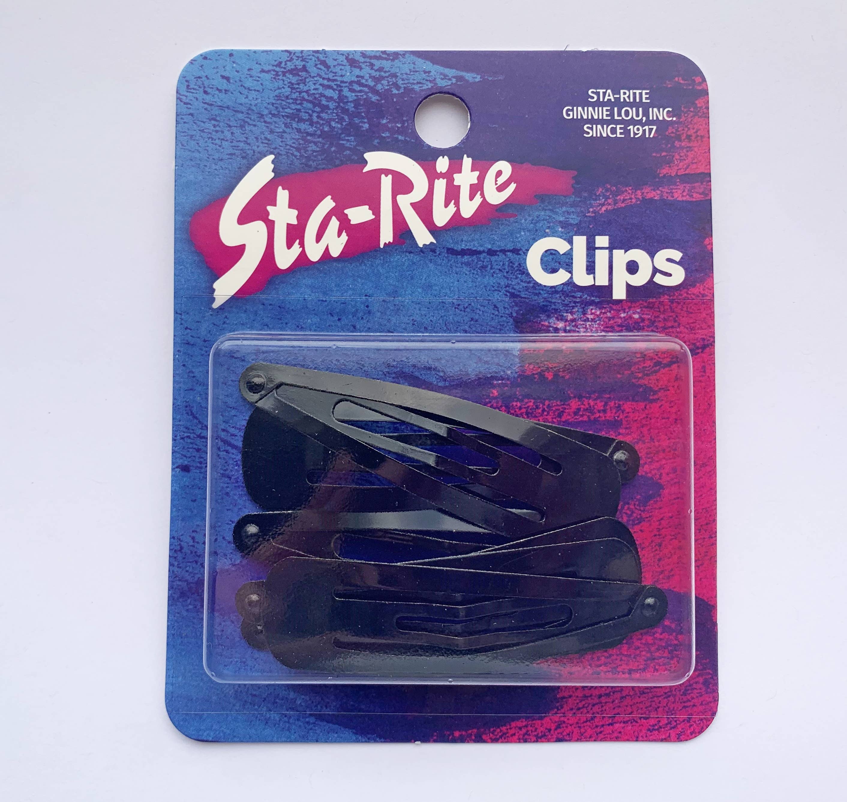 Sta-Rite Ginnie Lou - Wholesale Hair Clip - Women's - 2 1/2" Snap-Eze Clips - 6 ct0