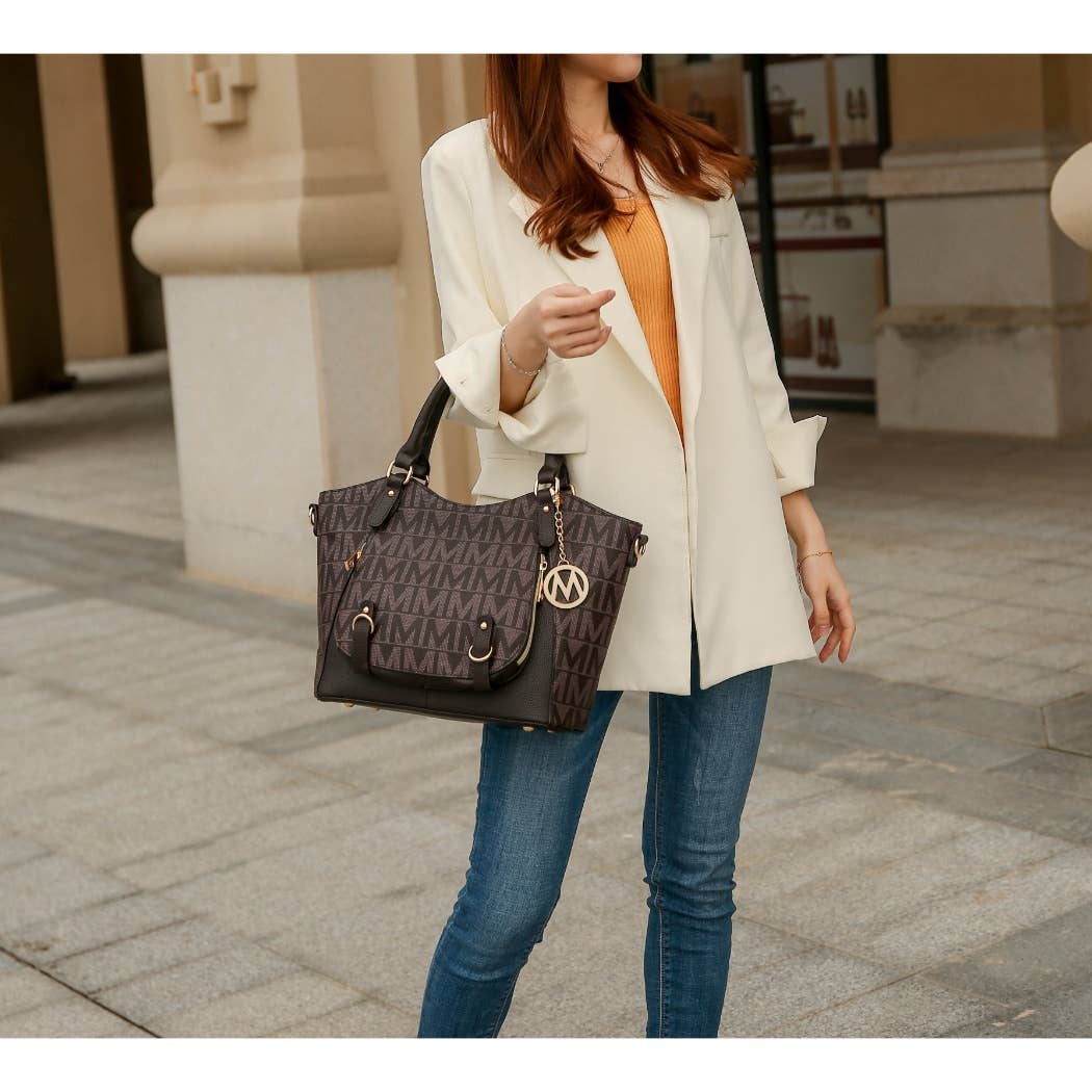 MKF Collection Satchel Bag for Women’s Crossbody Tote Handbag TopHandle Pur Wholesale MKF Luxe Women\u0027s Croc mini Satchel with Chain Strap by