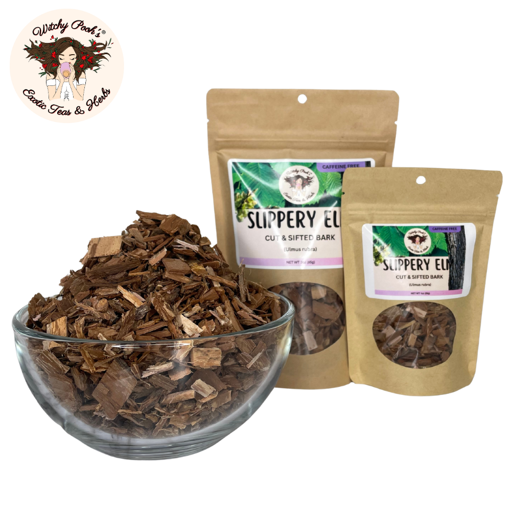 Witchy Pooh's Exotic Teas & Herbs - Wholesale Loose Tea - Witchy Pooh's Slippery Elm Tea - Cut & Sifted Bark3